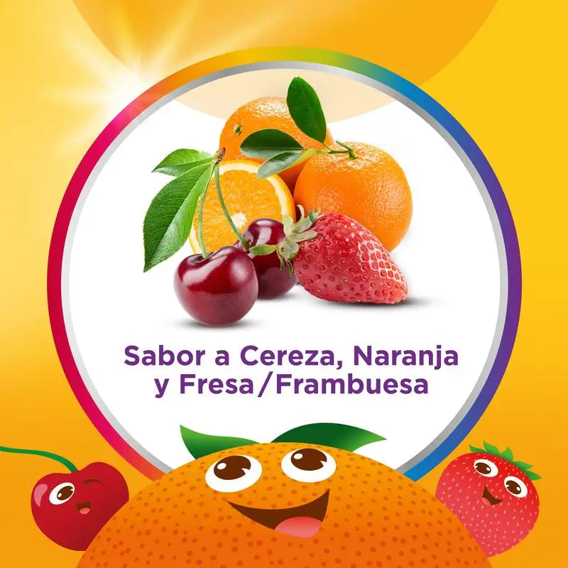 Multicentrum Vitagomis Junior Multivitaminico per bambini al gusto di ciliegia, arancia e fragola, 30 gummies