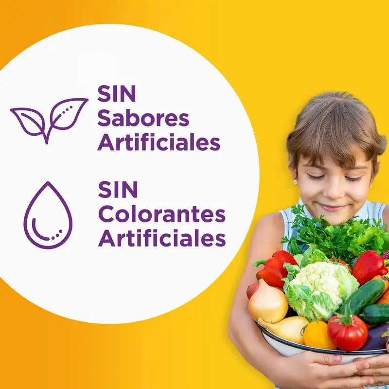 Multicentrum Vitagomis Junior Multivitaminico per bambini al gusto di ciliegia, arancia e fragola, 30 gummies