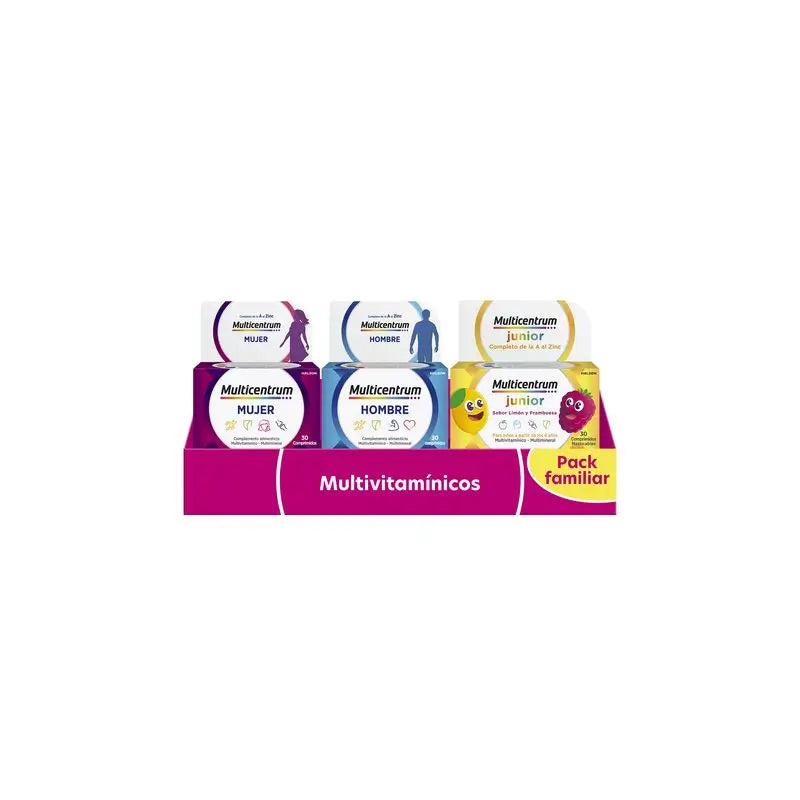 Multicentrum Multivitaminico Family Pack per donne + uomini + ragazzi