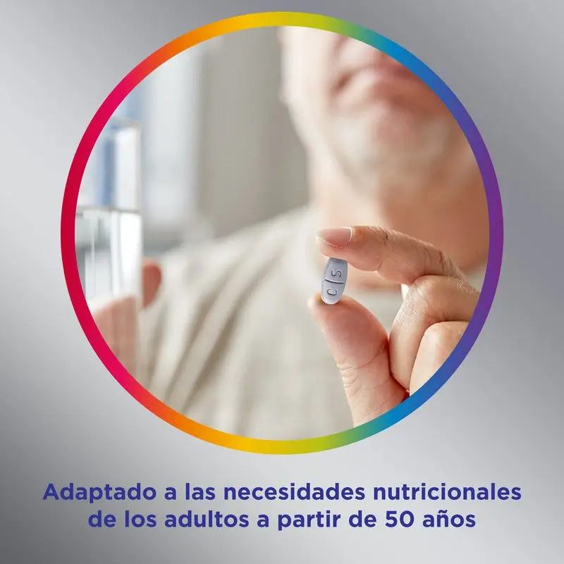Multicentrum Adulti 50+ Integratore alimentare multivitaminico per adulti 50+, 90 compresse
