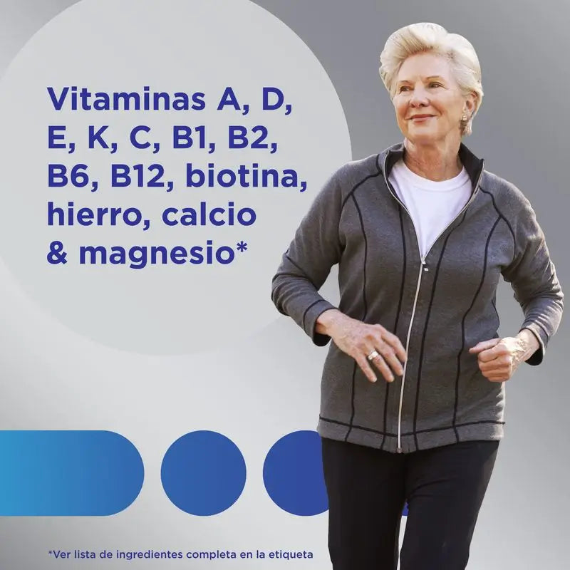 Multicentrum Adulti 50+ Integratore alimentare multivitaminico per adulti 50+, 90 compresse