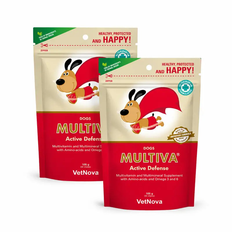 Multiva Active Defense Dog, confezione da 2 x 30 bocconcini