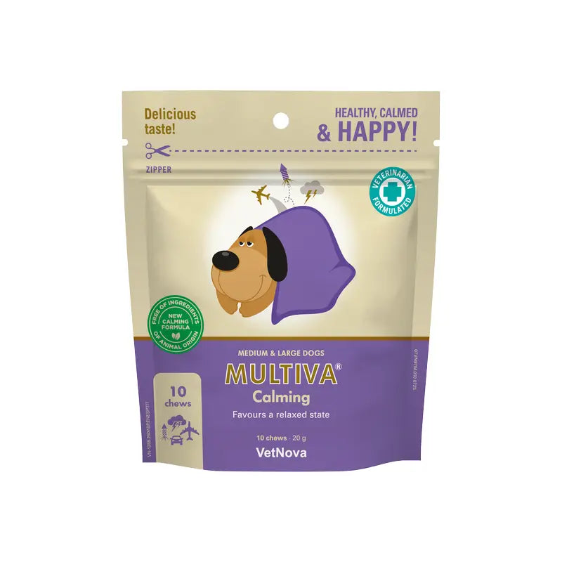 Multiva Calming per cani di taglia media e grande, 10 bocconcini