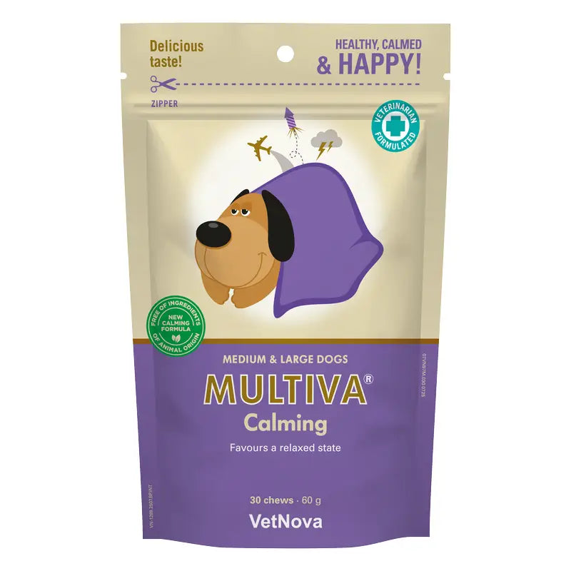 Multiva Calming per cani di taglia media e grande, 30 bocconcini