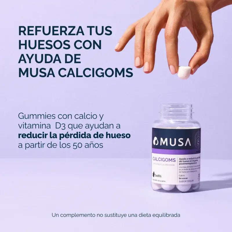 Musa Calcigoms Gomme Clacio , 3 x 30 capsule