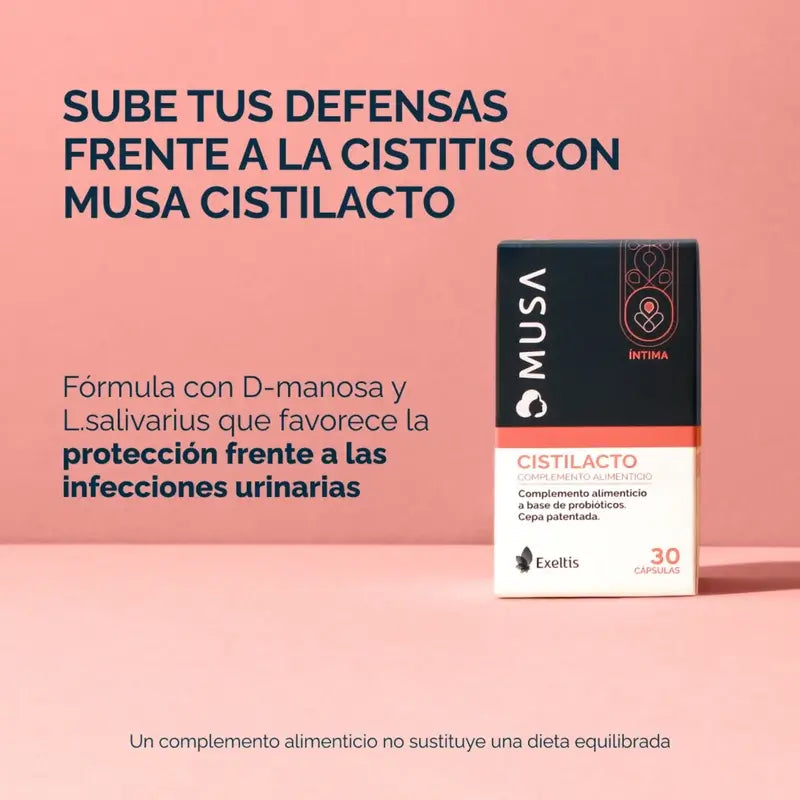 Musa Cistilact Cistite probiotica, 30 capsule