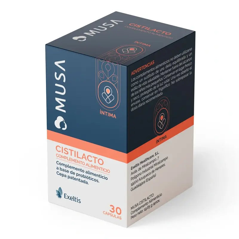 Musa Cistilact Cistite probiotica, 30 capsule