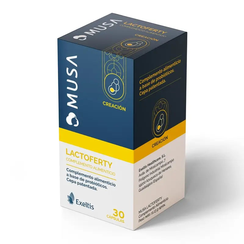 Musa Duplo Lactoferty Probiotic Fertility , 2 x 30 capsule