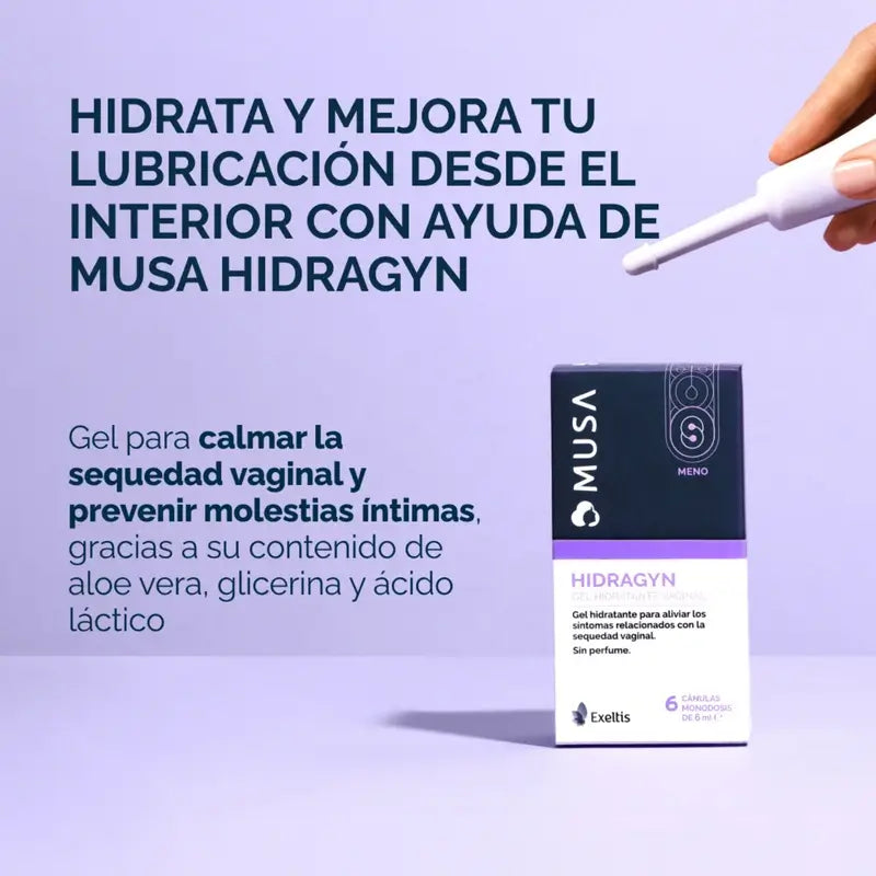 Musa Hydragin Idratante vaginale, 2x6 cannule