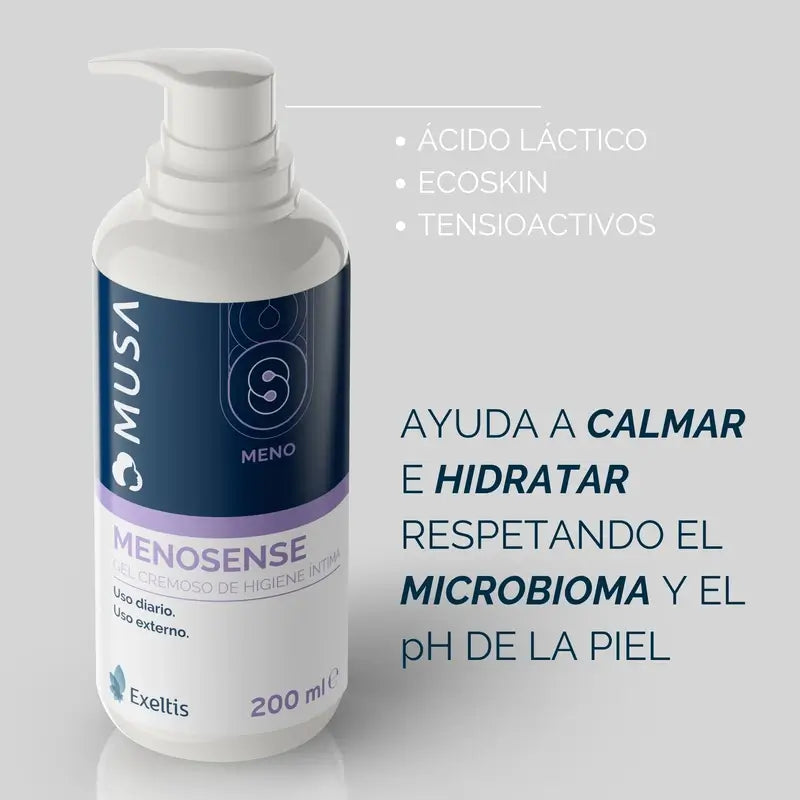 Musa Menosense Gel per l'igiene intima, 200 ml