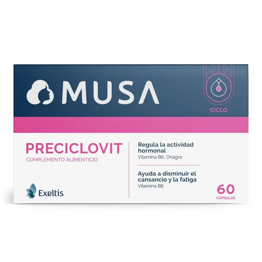 Musa Preciclovit Premestruale, 60 capsule