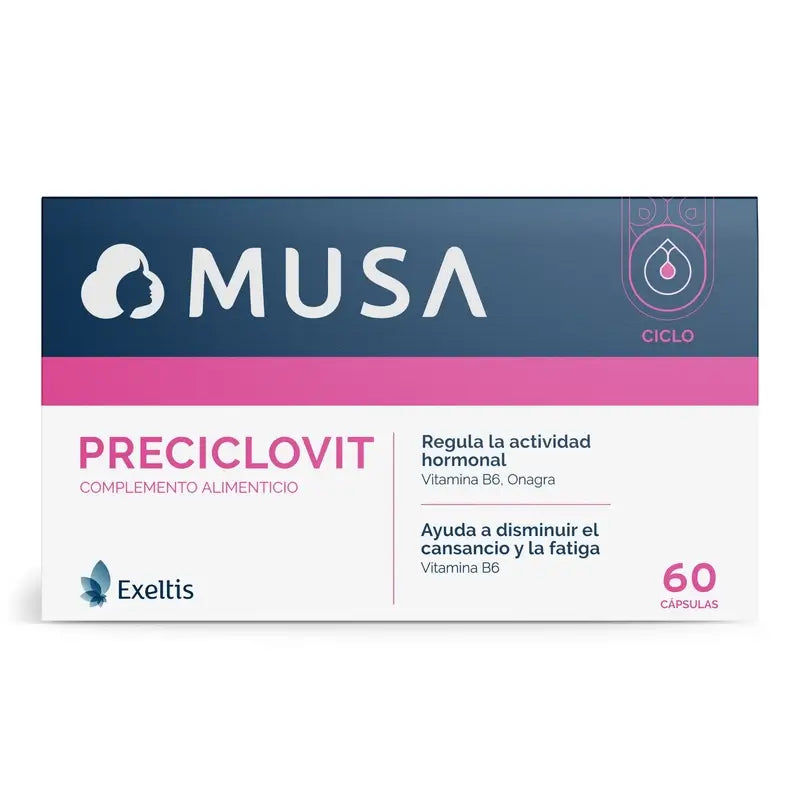 Musa Preciclovit Premestruale, 60 capsule