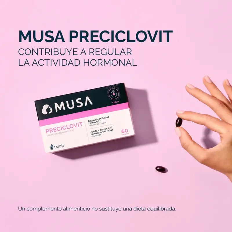 Musa Preciclovit Premestruale, 60 capsule