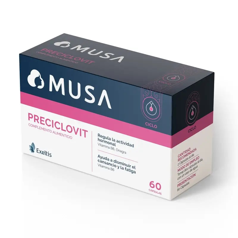 Musa Preciclovit Premestruale, 60 capsule