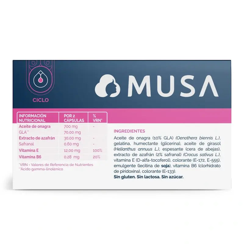 Musa Preciclovit Premestruale, 60 capsule