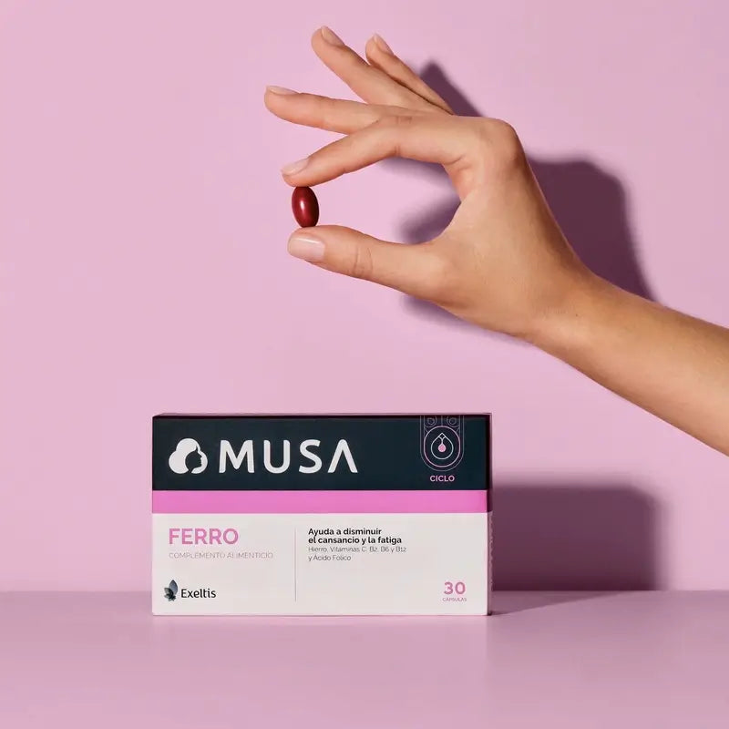 Musa Triplo Ferro Integratore alimentare , 3 x 30 capsule