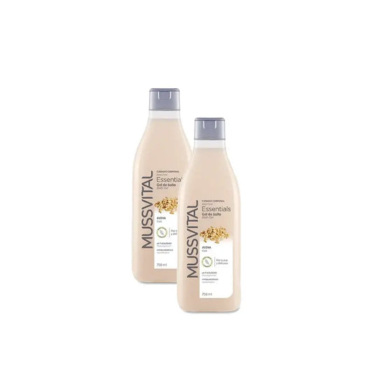 Mussvital Botanics Gel all'avena, 750 ml, confezione da 2