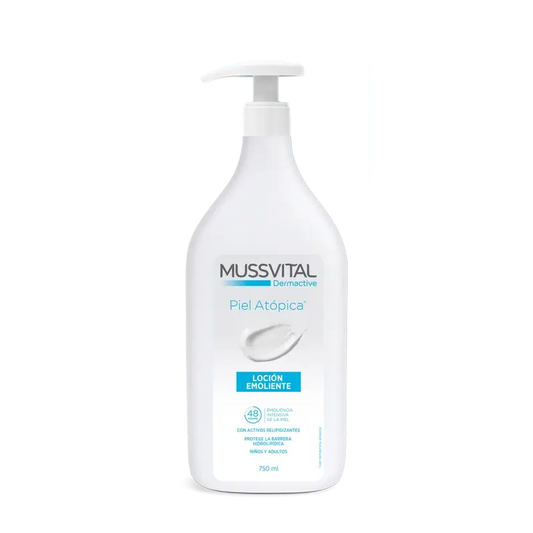 Mussvital Dermactive Lozione Emolliente per Pelle Atopica , 750 ml