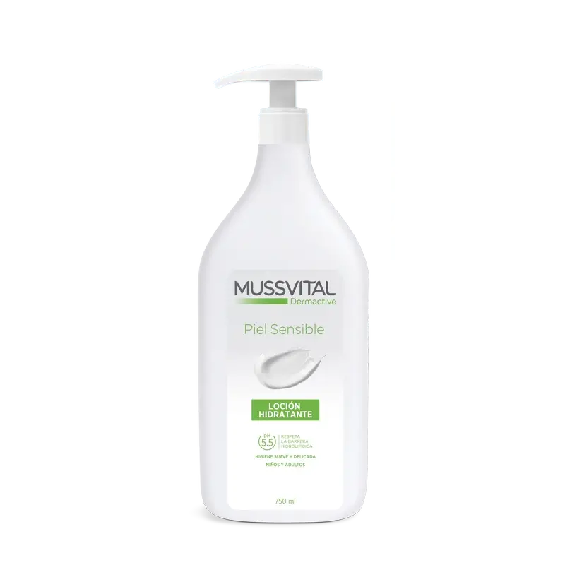 Mussvital Dermactive Lozione idratante per pelli sensibili , 750 ml