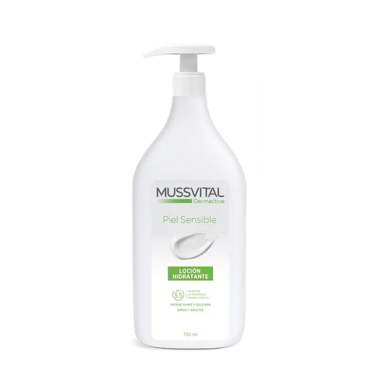 Mussvital Dermactive Lozione idratante per pelli sensibili , 750 ml