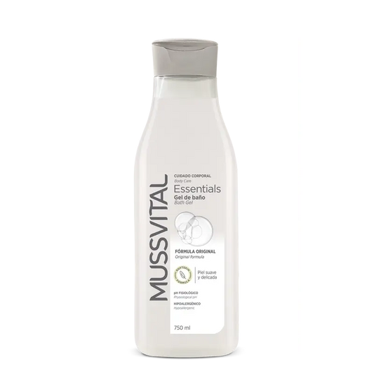 Mussvital Essentials Gel da bagno originale, 750 ml