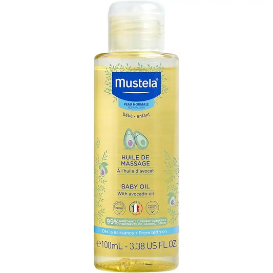 Mustela Olio per massaggi all'avocado Bio, 100 ml