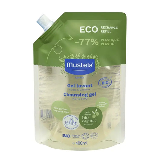 Shampoo gel biologico Mustela, 400 ml