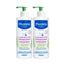 Mustela Linimento per l'igiene dei bambini, confezione da 2 x 400 ml