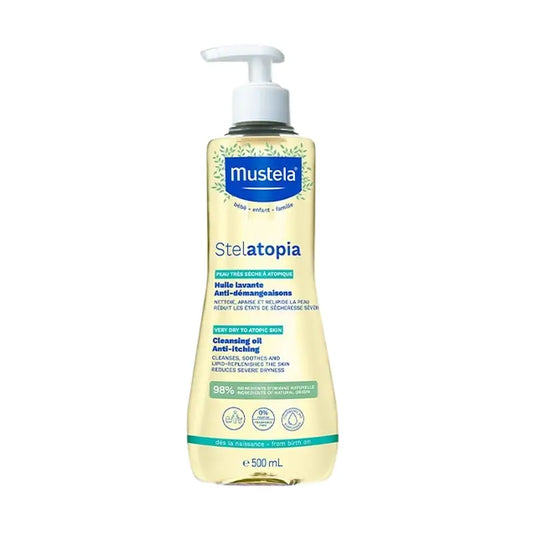 Mustela Stelatopia Olio bagno e doccia, 500 ml
