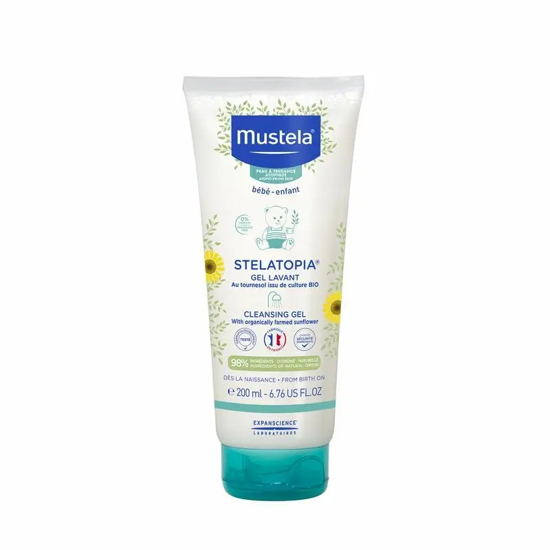 Mustela Stelatopia Gel da bagno, 200ml