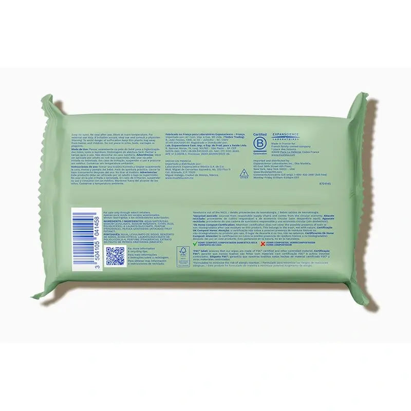 Mustela Salviette detergenti con Avocado Bio, 60 unità