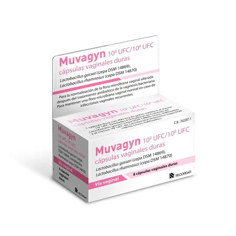Muvagyn Capsule vaginali 10E8 cfu/ 10E8 cfu, 8 Cap.