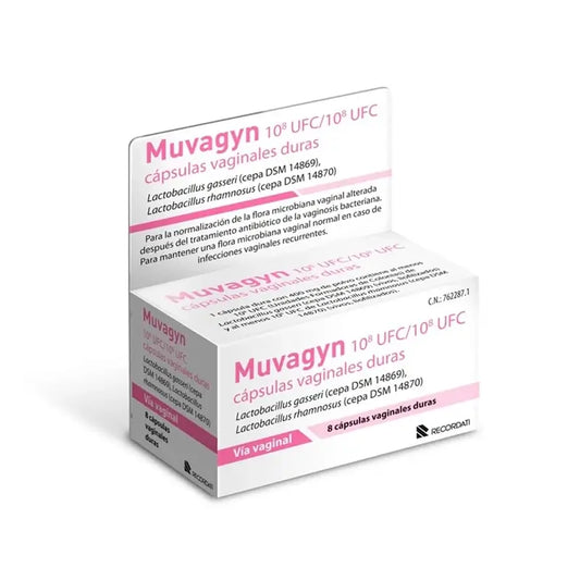 Muvagyn Capsule vaginali 10E8 cfu/ 10E8 cfu, 8 Cap.
