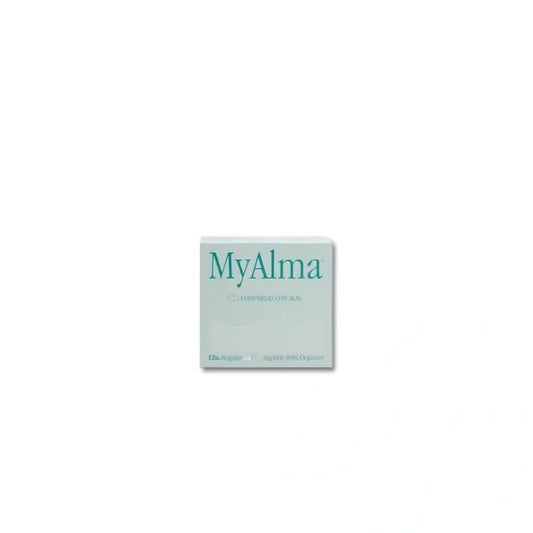 Myalma 100% cotone organico assorbenti regolari , 12 unità