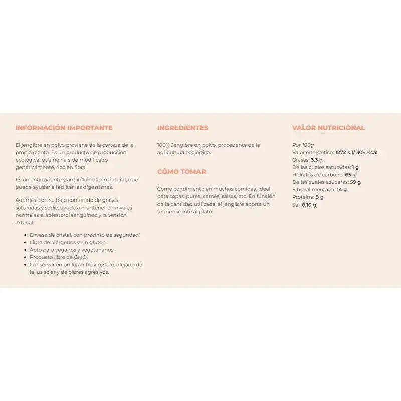 Myconatur Zenzero in polvere 80Gr. Eco