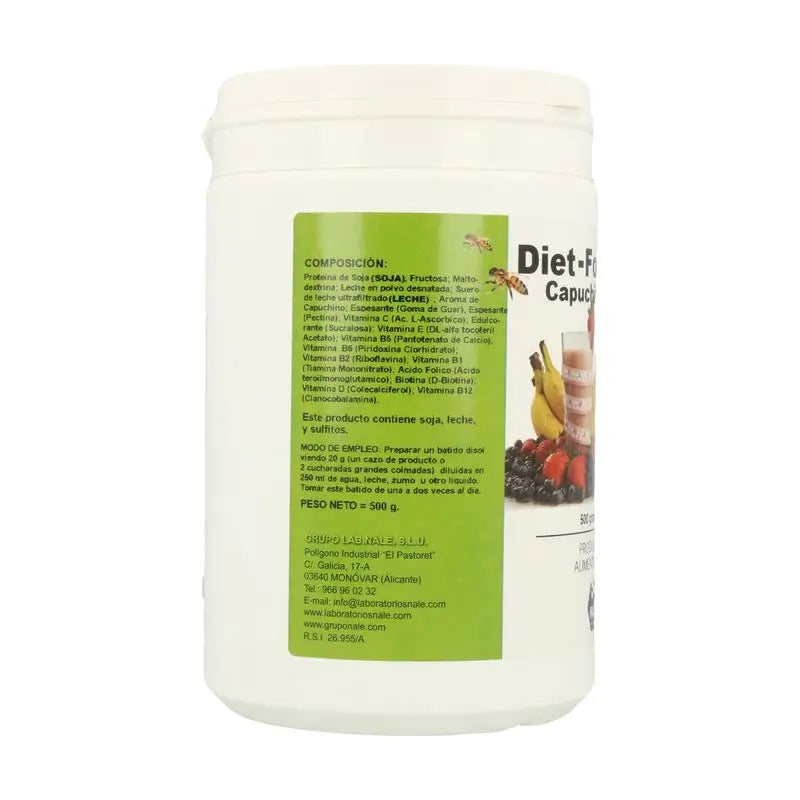 Nale Diet Food Cappuccino Shake aromatizzato 500Gr