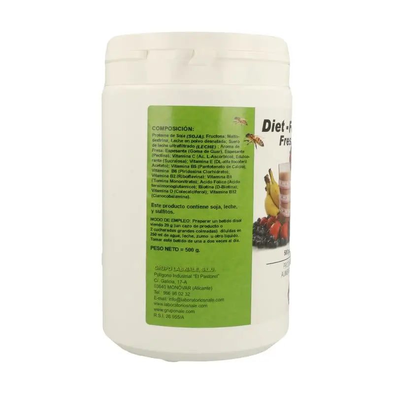 Nale Diet Food Frullato al gusto di fragola 500Gr