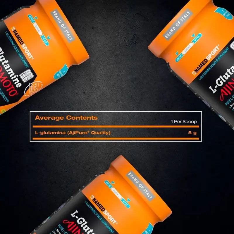 Named Sport Amino Acidi L-Glutammina , 1 barattolo da 250 g