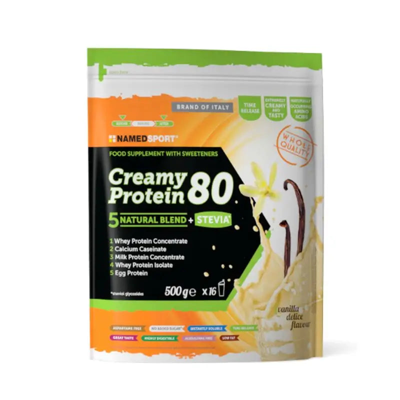 Named Sport Creamy Protein Vanilla Delice , 1 busta da 500 g