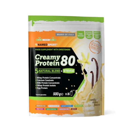 Named Sport Creamy Protein Vanilla Delice , 1 busta da 500 g