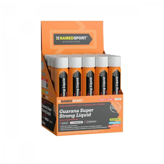 Named Sport Integratore Guaranà Super Strong Liquido , 20 fiale x 25 ml