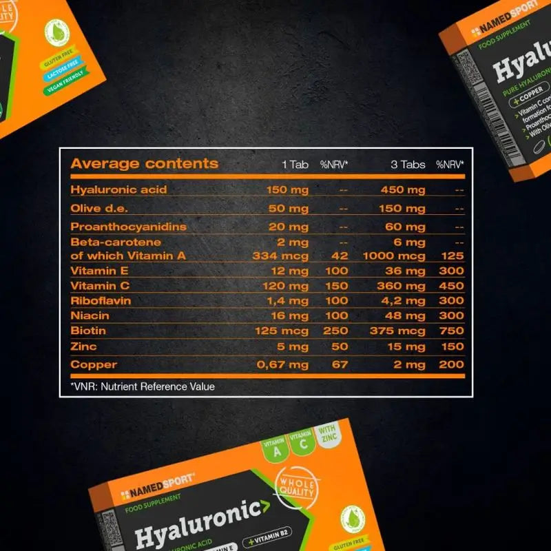 Named Sport Integratore Ialuronico , 1 scatola da 60 compresse