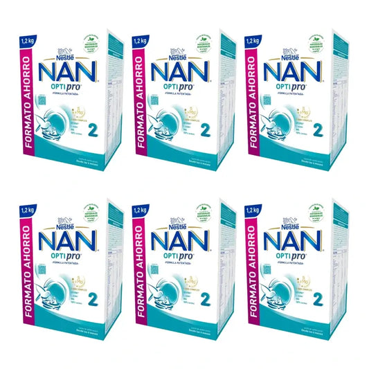 NAN Optipro 2 Follow-on Formula, Pack of 6 x 1200 g
