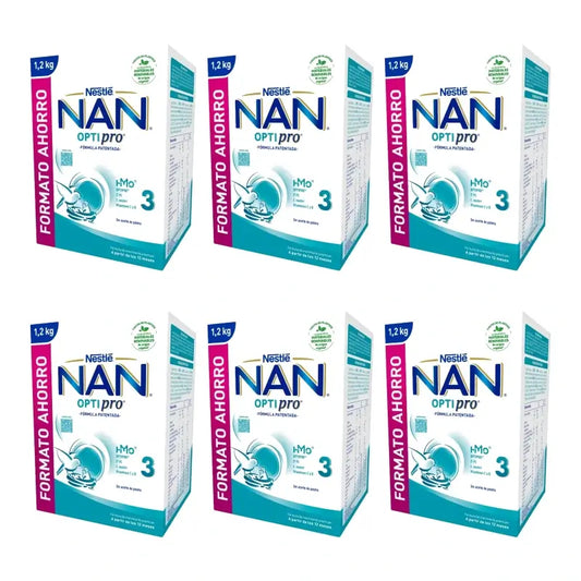 NAN Optipro 3 Follow-on Formula, Pack of 6 x 1200 g