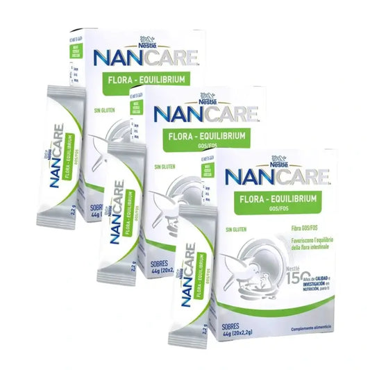 Nancare Flora-Equilibrium, 20X2,2 Gr, Confezione Da 3