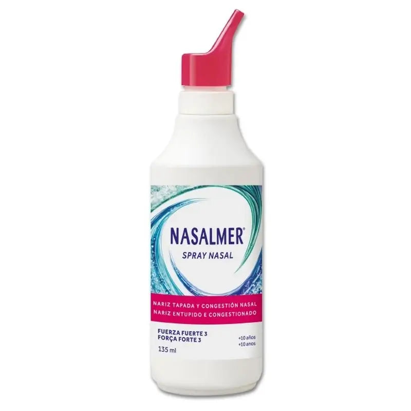 Nasalmer Strong, Decongestione nasale e pulizia profonda, 135 Ml Spray