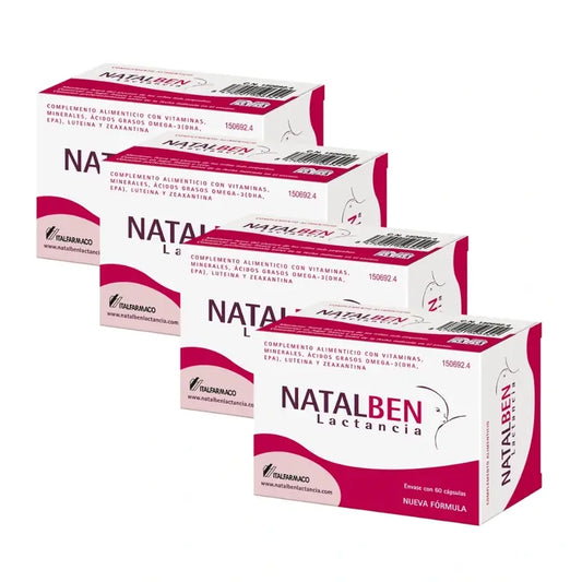 Natalben Allattamento , 4 x 60 capsule