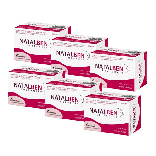 Natalben Allattamento , 6 x 60 capsule
