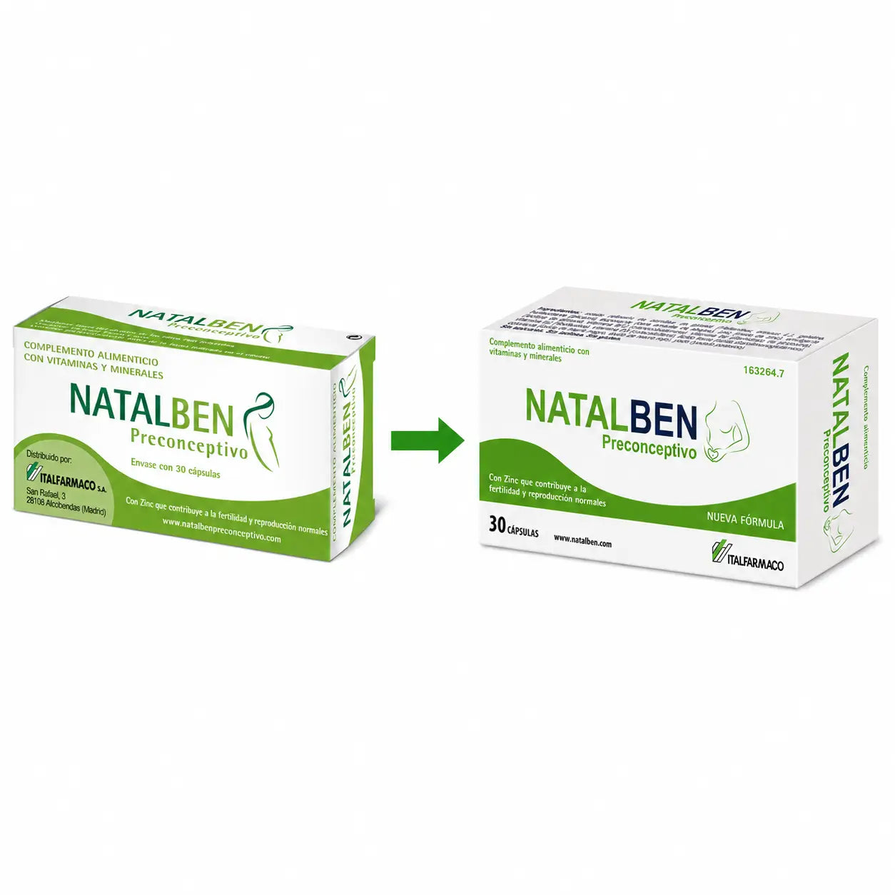 Natalben Preconcezionale, 2x30 Capsule
