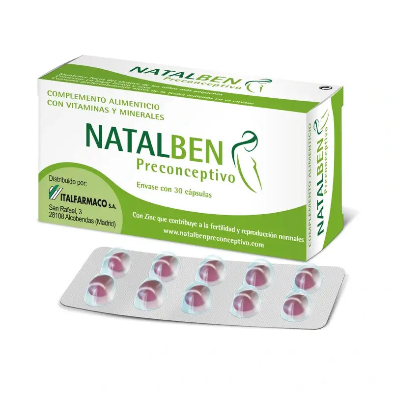 Natalben Preconcezionale, 30 Capsule
